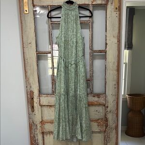Cleobella Green Halter Sundress